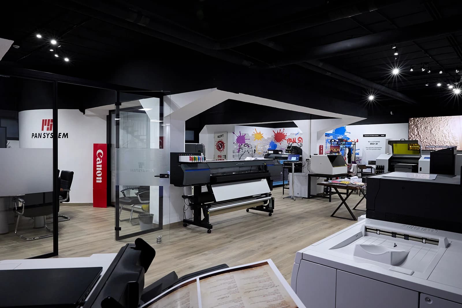 Area dimostrativa dell'Experience Center Pan System