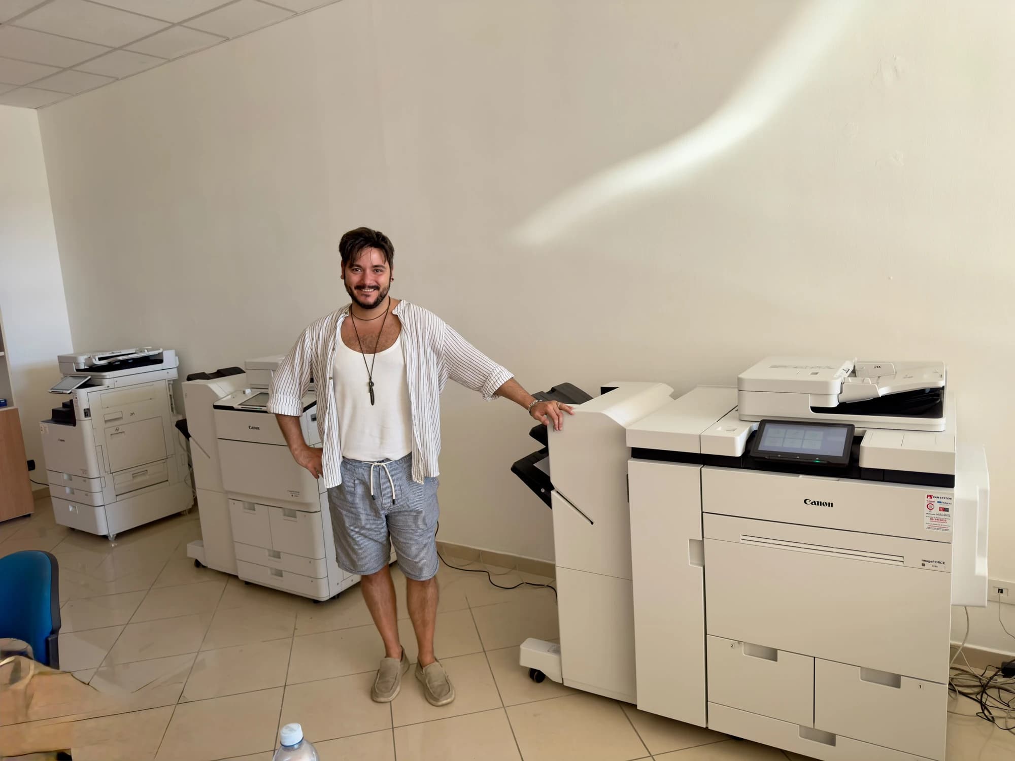 Tre sistemi Canon installati da Pan System presso Copy and Co a Viterbo