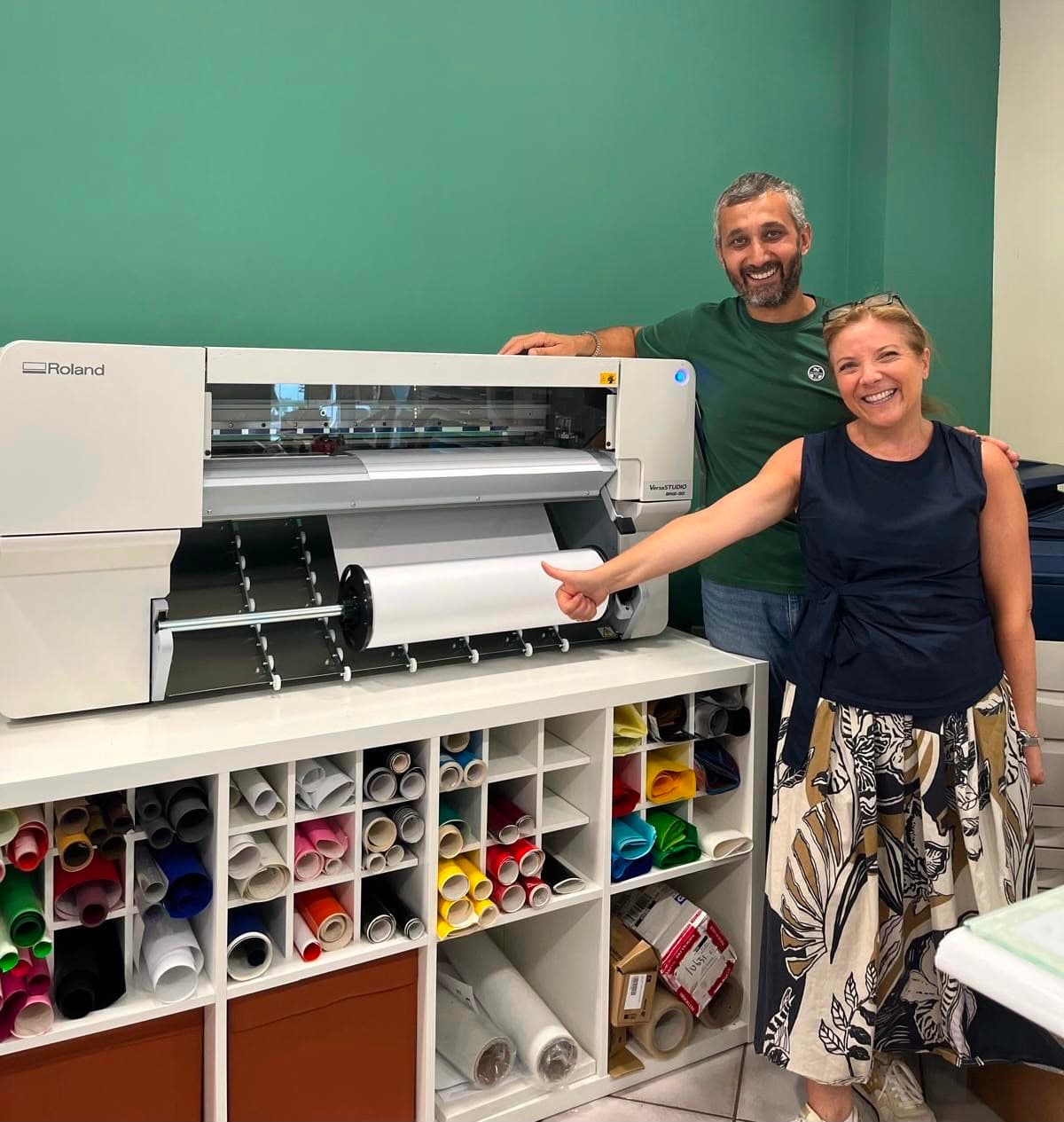 Roland VersaSTUDIO BN2-30 installata da Pan System presso Digitaland a Roma