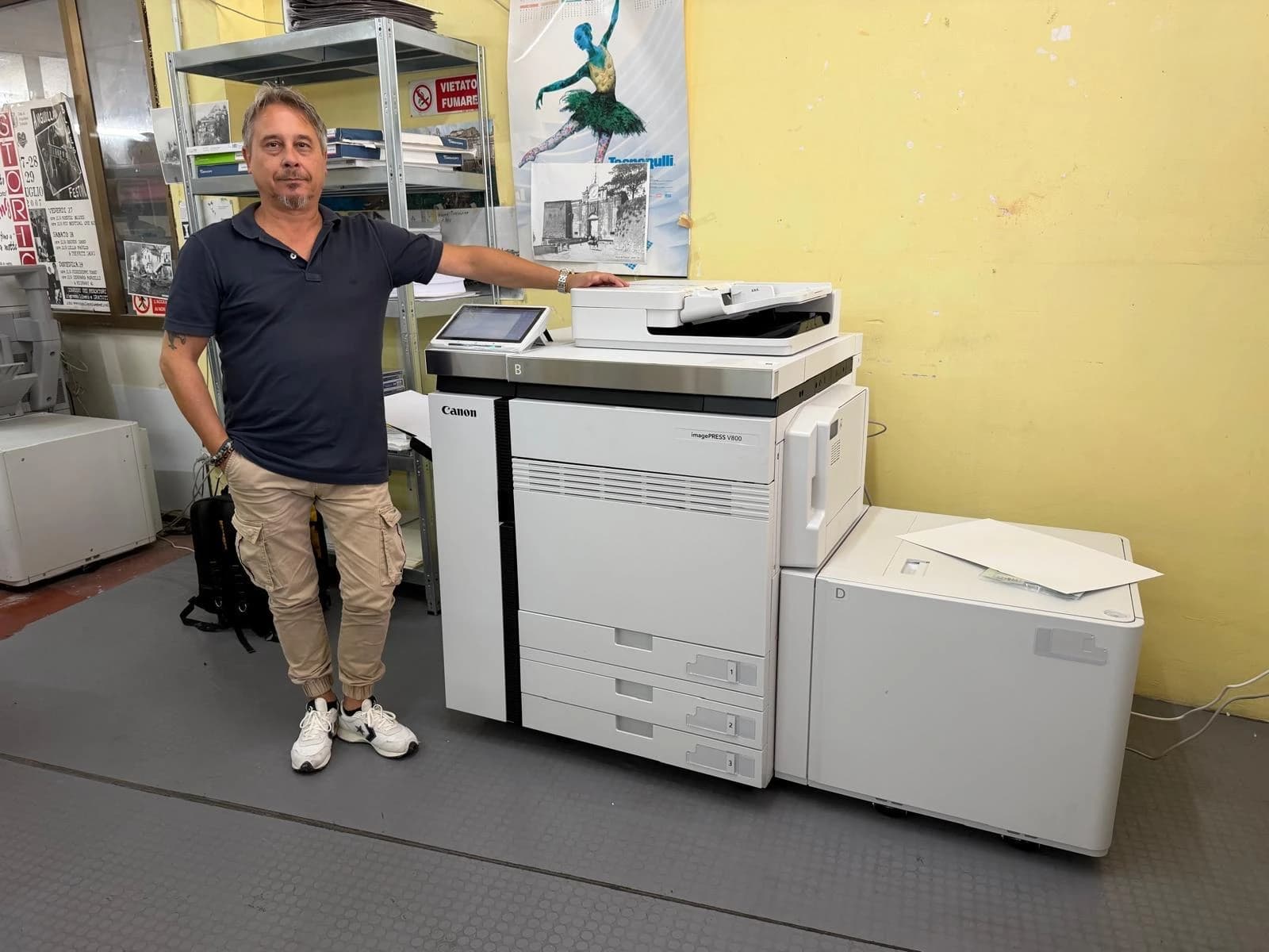 Canon imagePRESS V800 installata da Pan System presso Fede2011 ad Anguillara Sabazia