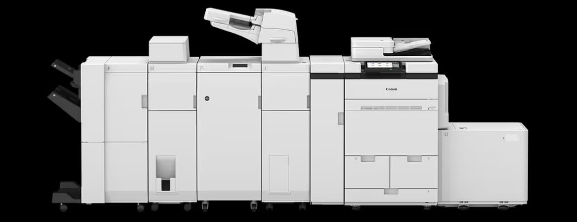 Dettaglio della finitura della Canon imageFORCE 8100 series