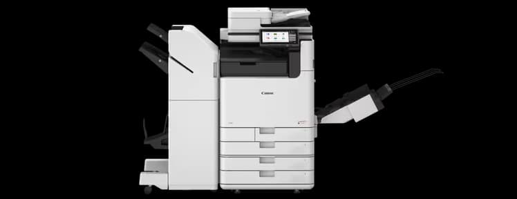 Dettaglio del finisher della Canon imageFORCE C7165