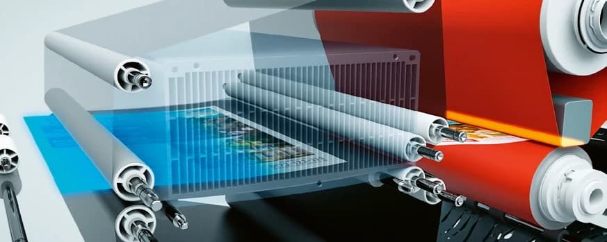 Dettaglio della produttività e del trasporto carta della Canon imagePRESS V1000