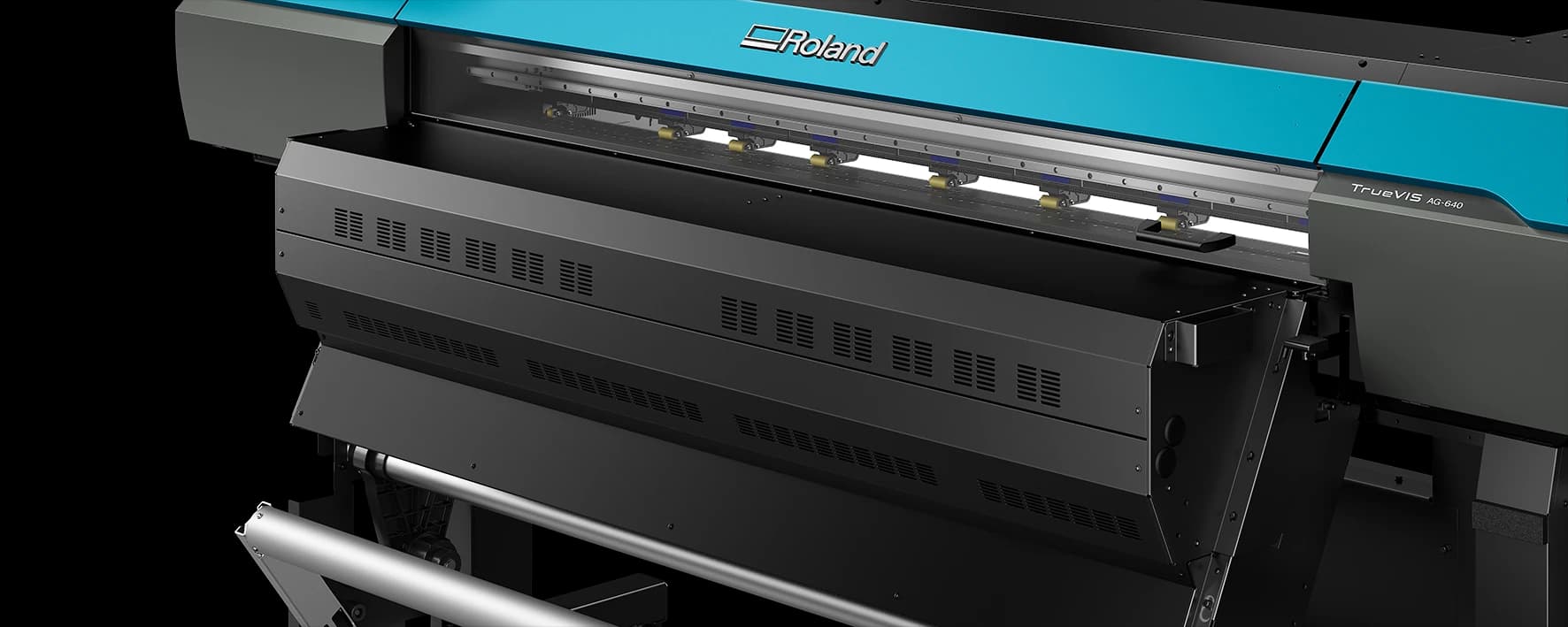 Sistema frontale di asciugatura della Roland DG TrueVIS AG-640