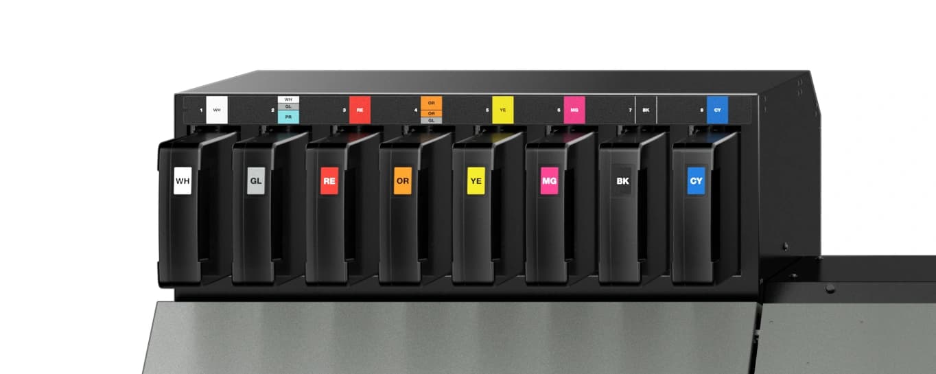Inchiostri UV speciali per Roland DG VersaOBJECT LO Series