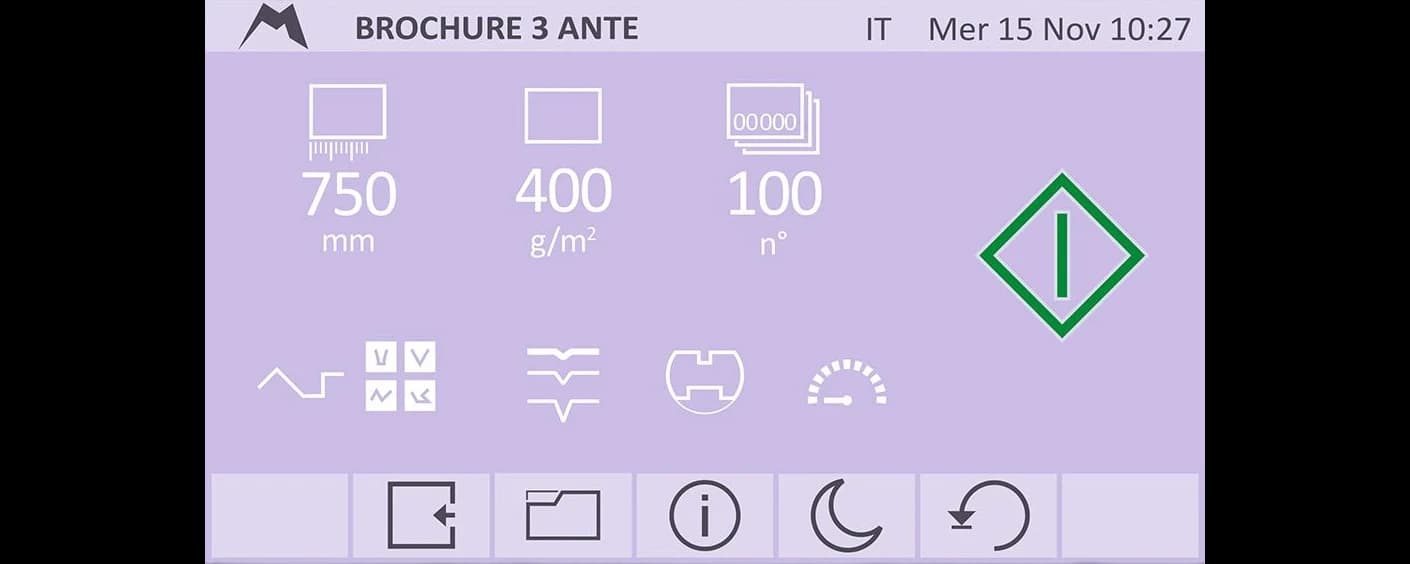 Display touch-screen della MAMO Flecto
