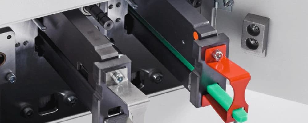 Dettaglio Quick-Set della Multigraf Touchline CP-375 Duo