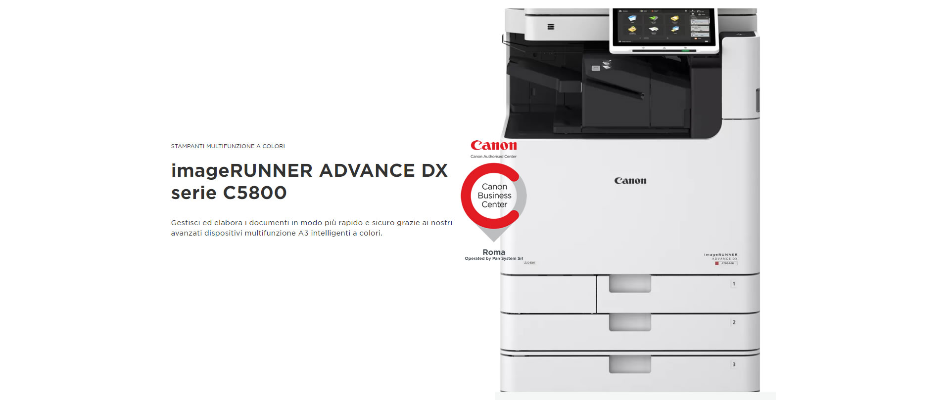 imageRUNNER ADVANCE DX serie C5800